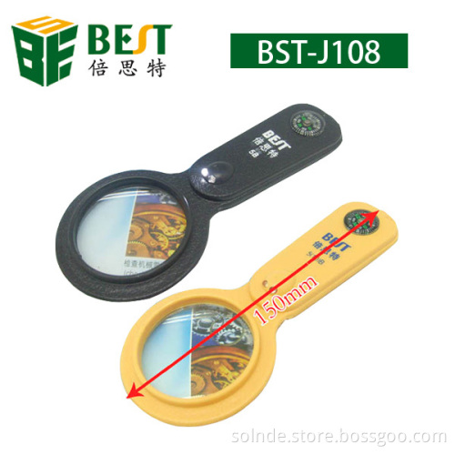 BEST-10X multifunction small magnifying glass